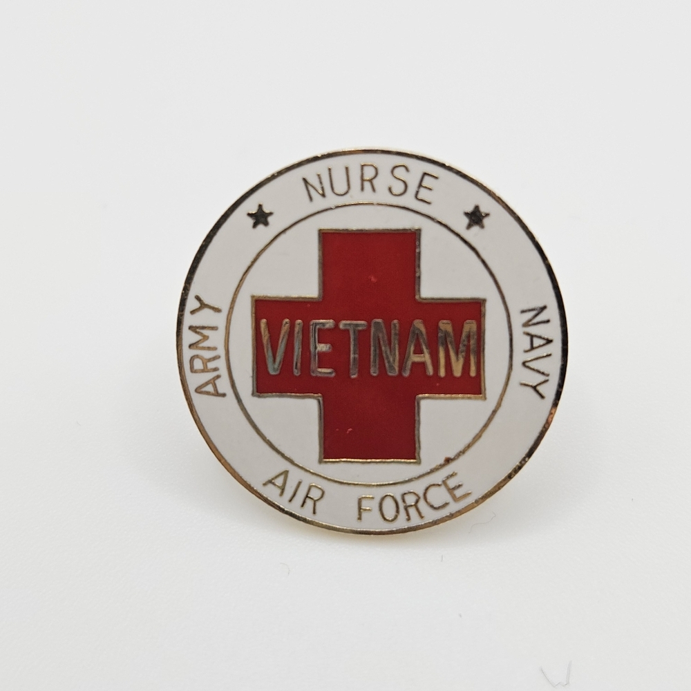 Vietnam Armed Forces Medical Nurse Enamel Pin Army Navy AirForce Marines
